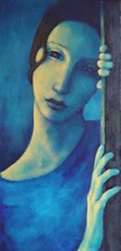 George Kotsonis woman in blue